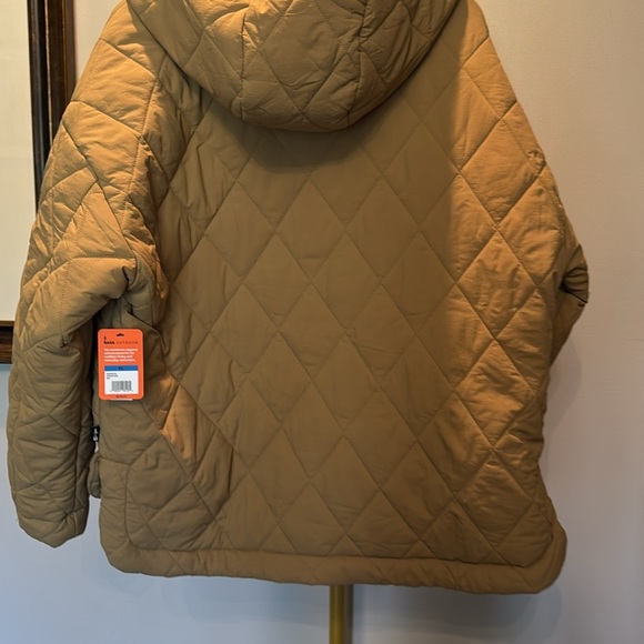 Bass Outdoor Tan Kelp Quilted Hooded Jacket NWT XL - Picture 9 of 14